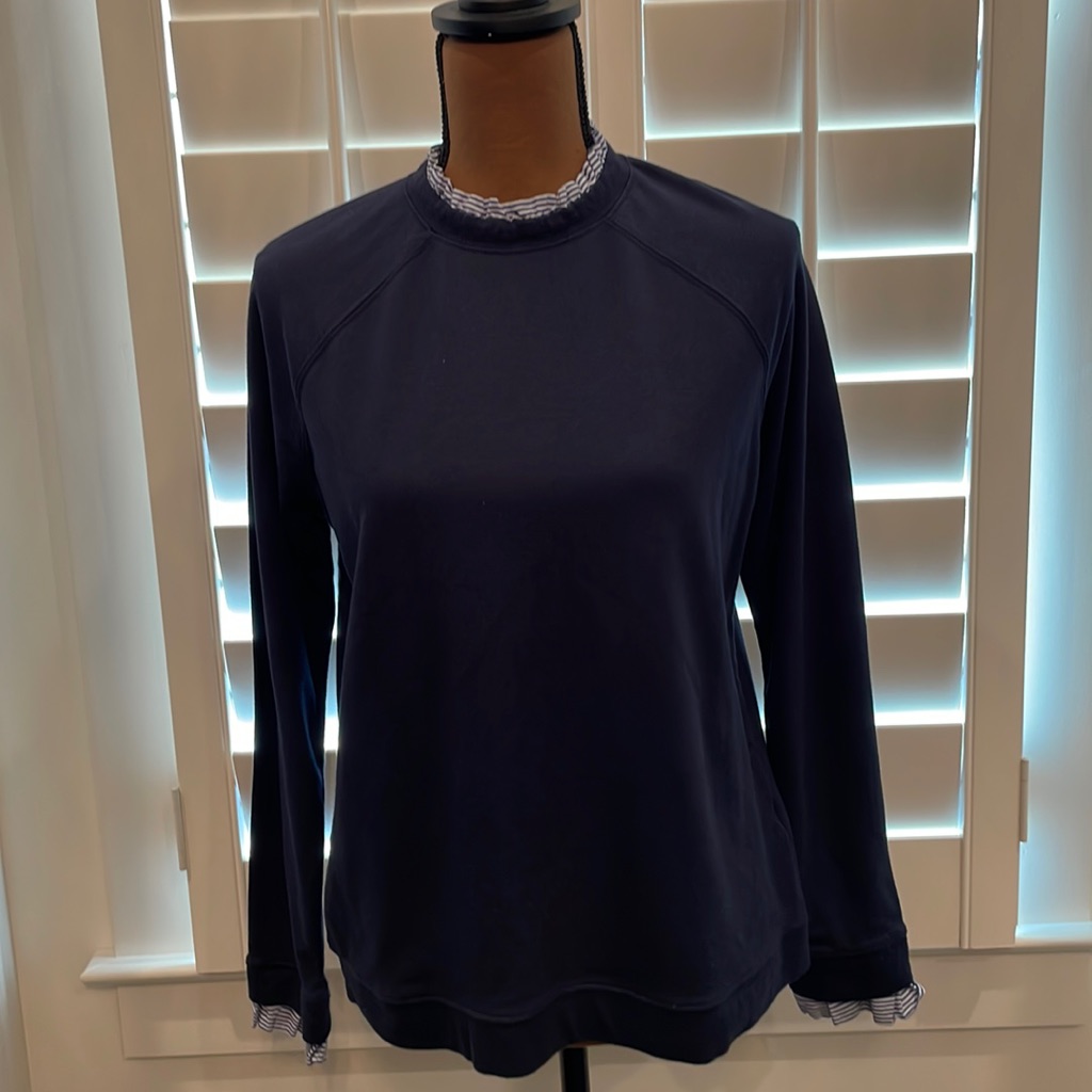 Navy Blue Pullover.